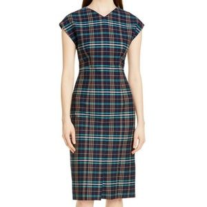 Hugo Boss Daela Checked Dresss